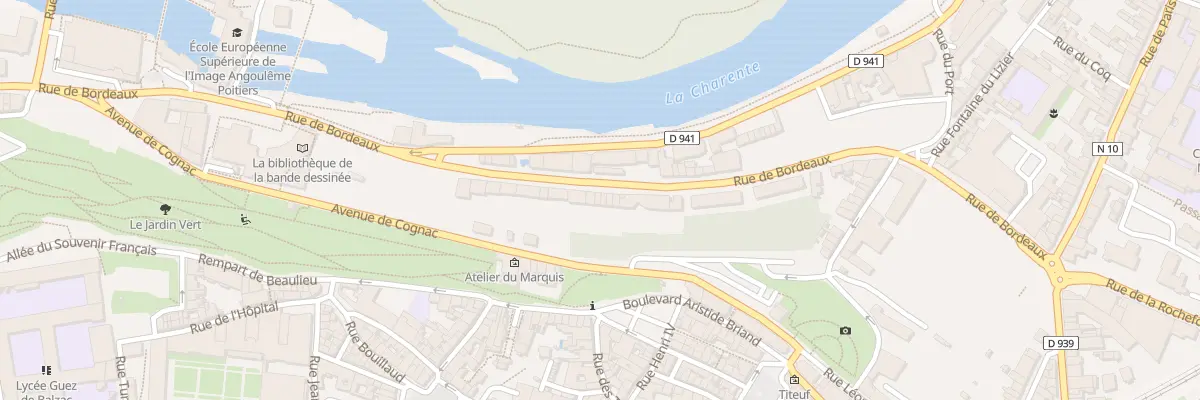 Plan du 87 Rue de Bordeaux à Angoulême