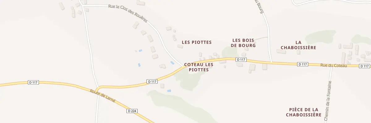 Plan du 109 Coteau des Piottes à Seuilly