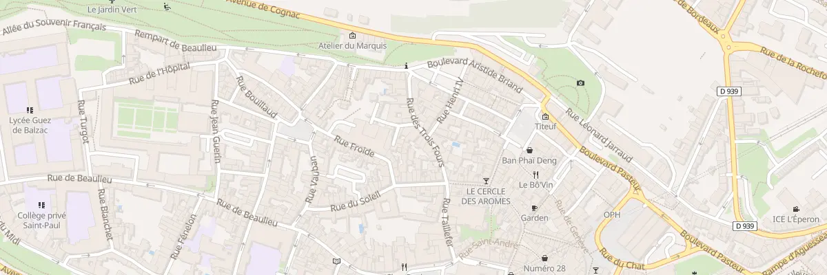 Plan du 27 Rue des Trois Fours à Angoulême