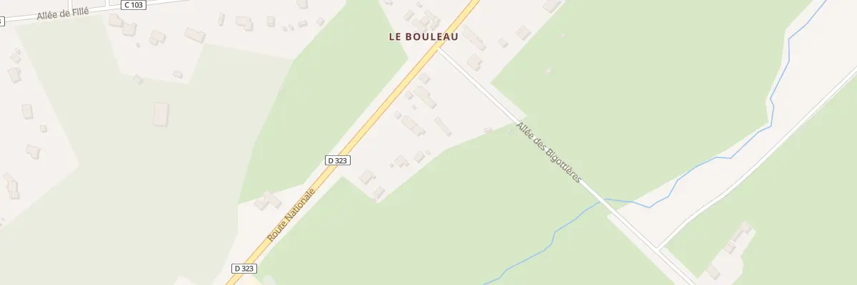 Plan du 8 Le Vivier à Guécélard