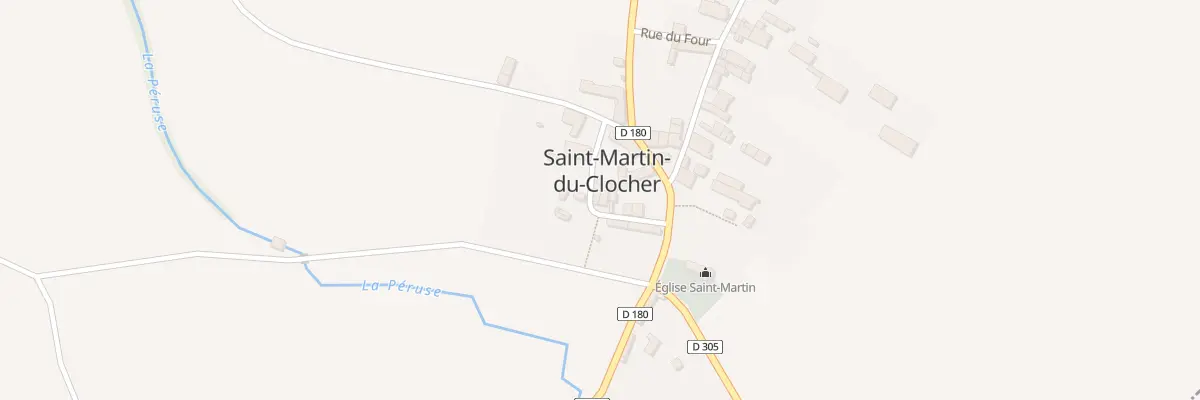 Plan du 3 Rue de la Mairie à Saint-Martin-du-Clocher