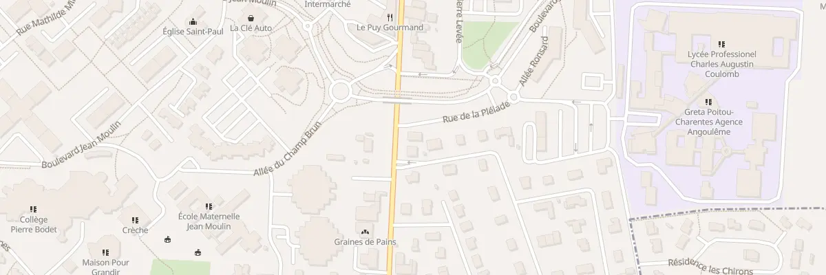 Plan du 472 Av de Navarre à Angoulême