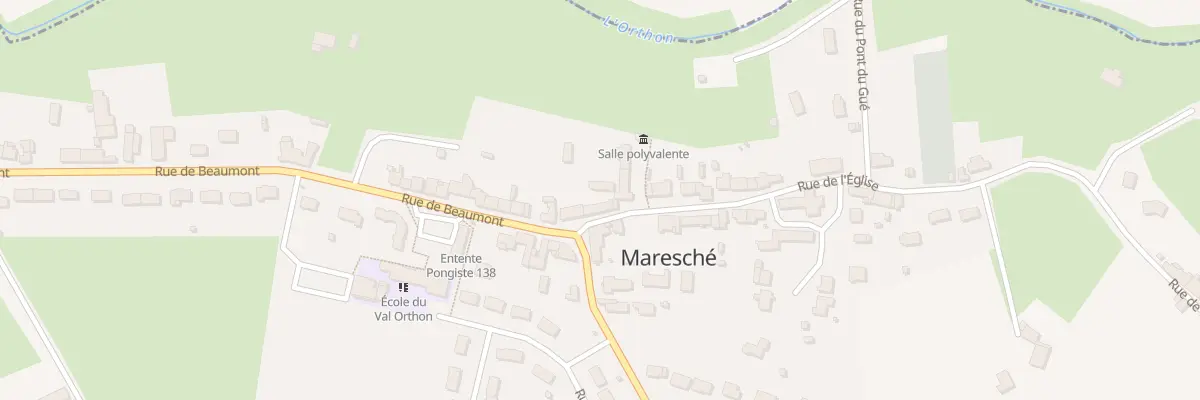 Plan du 4 Rue de L Eglise à Maresché