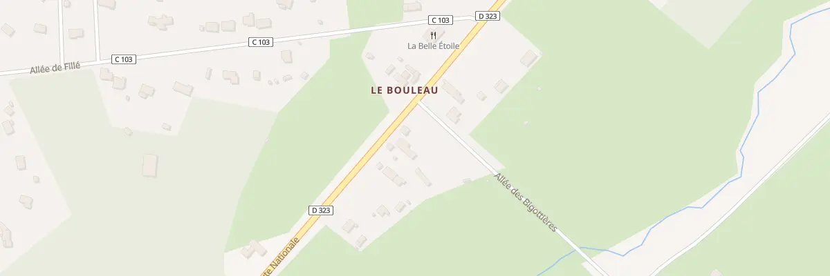 Plan du 10 Le Vivier à Guécélard