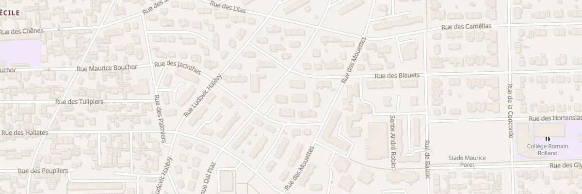Plan du 10 Av Thiré et Bonfait au Havre