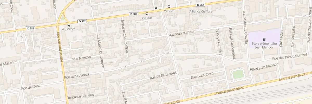 Plan du 57 Rue de Provence au Havre