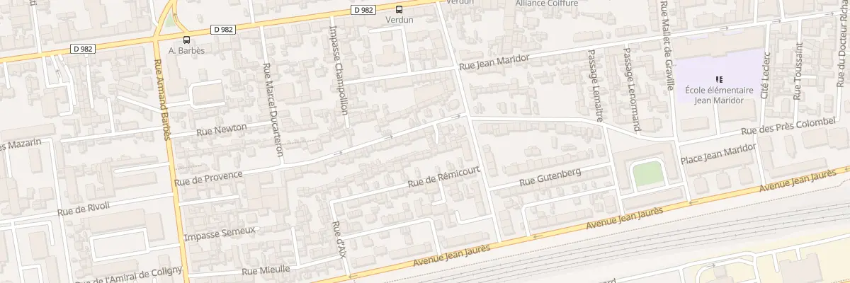 Plan du 54 Rue de Provence au Havre