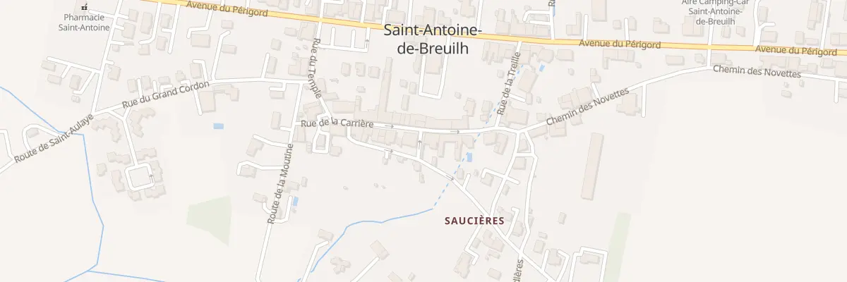 Plan du 62A Le Bourg à Saint-Antoine-de-Breuilh