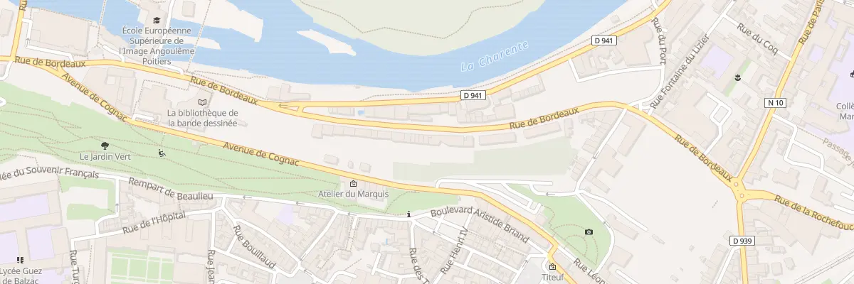 Plan du 81 Rue de Bordeaux à Angoulême