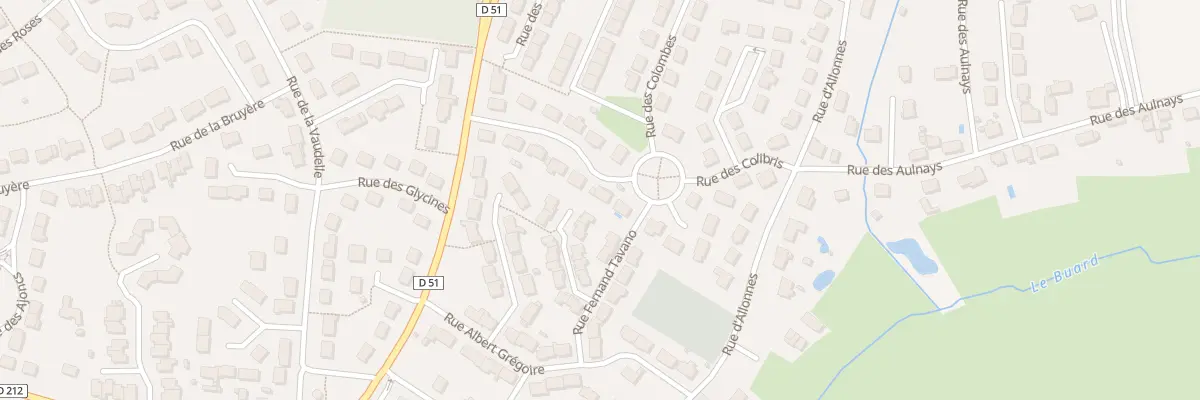 Plan du 1 Rue des Rossignols à Spay