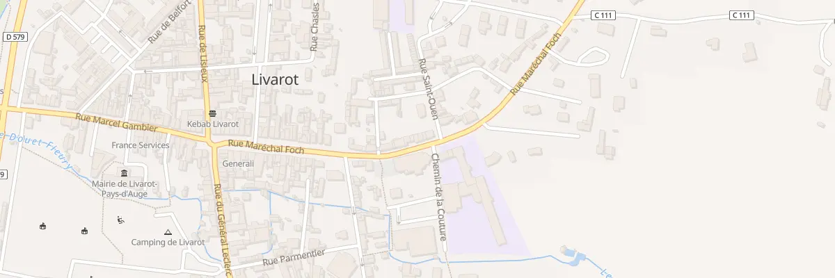 Plan du 82 Rue Mal Foch à Livarot-Pays-d’Auge
