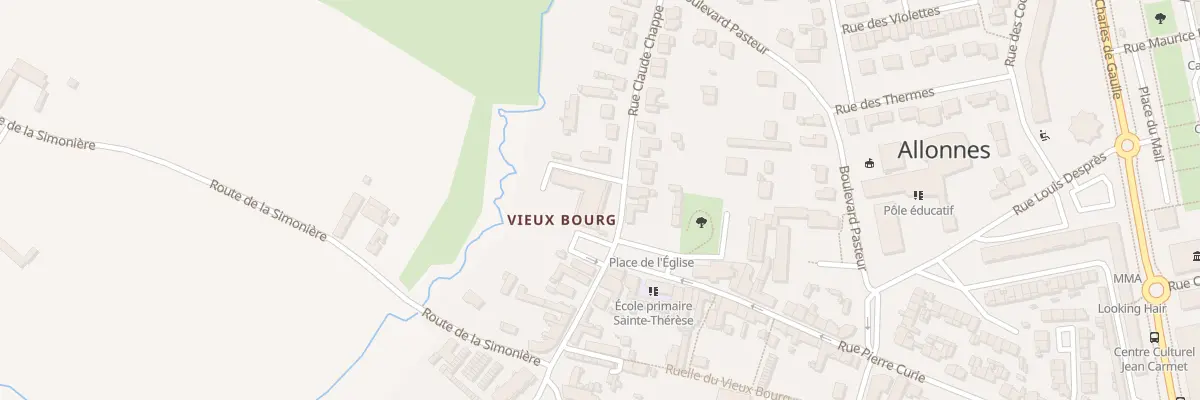 Plan du 22 Rue Claude Chappe à Allonnes
