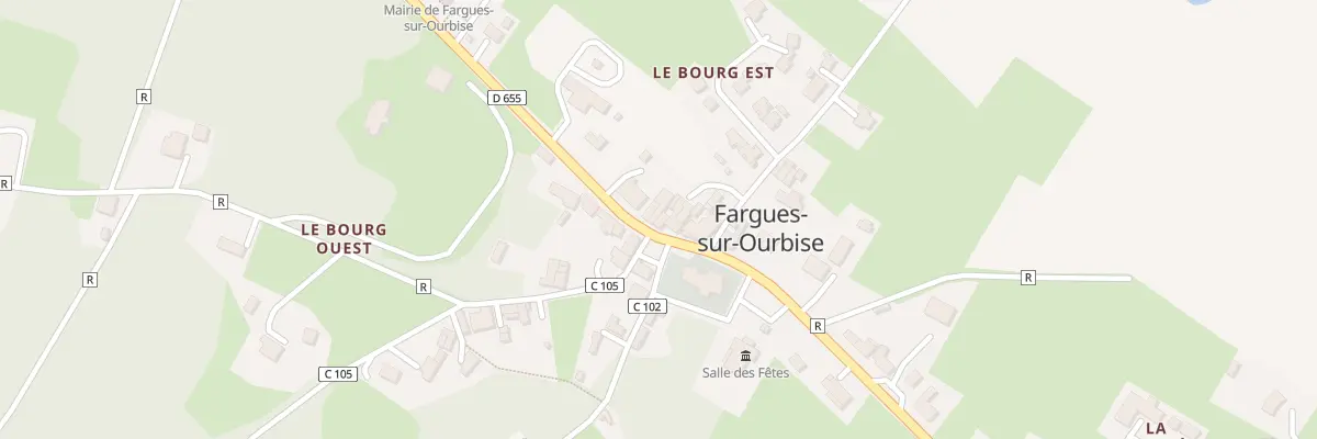 Plan du 279 Le Bourg à Fargues-sur-Ourbise