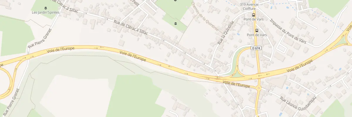 Plan du 135 Rue de Clérac à Sillac à Angoulême