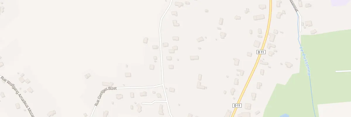 Plan du 45B Rue Eugène Le Roy à Montpon-Ménestérol