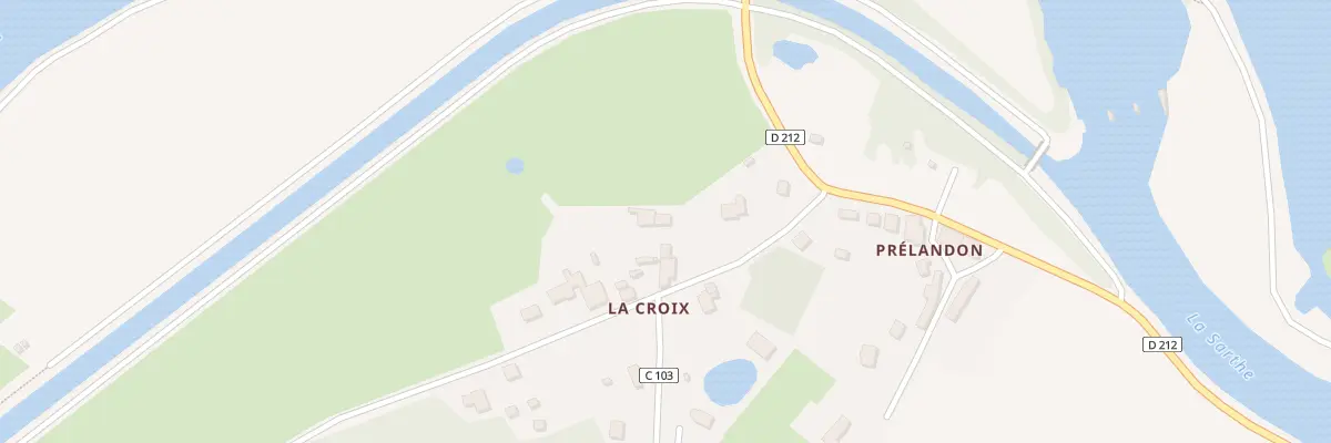 Plan du 20 Rue d’Arnage à Spay
