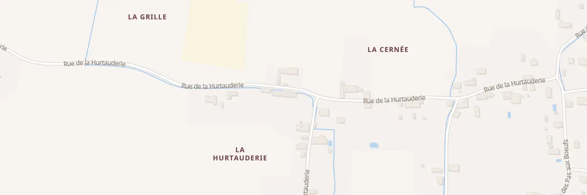 Plan du 43 Rue de la Hurtauderie à Chouzé-sur-Loire
