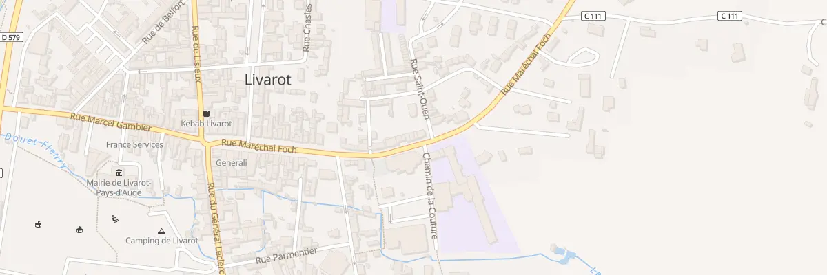 Plan du 84 Rue Mal Foch à Livarot-Pays-d’Auge