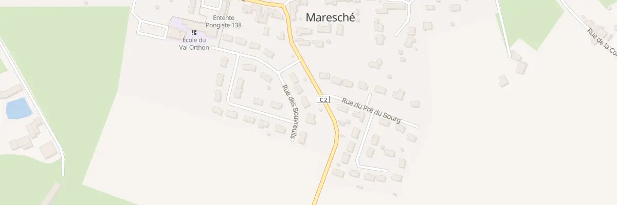 Plan du 13 Rue des Bouvreuils à Maresché