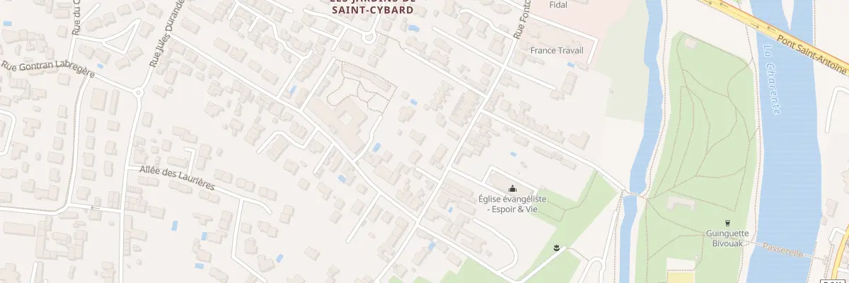 Plan du 207B Rue Fontchaudiere à Angoulême