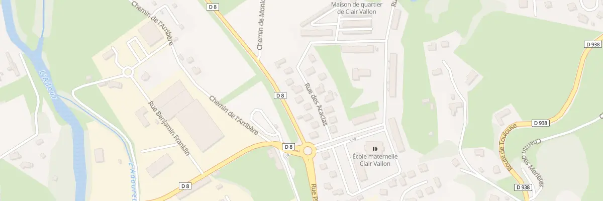 Plan du 9 Rue des Acacias à Bagnères-de-Bigorre