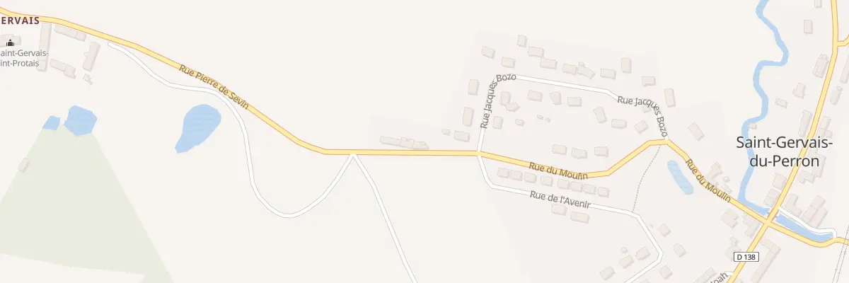 Plan du 18 Rue du Moulin à Saint-Gervais-du-Perron