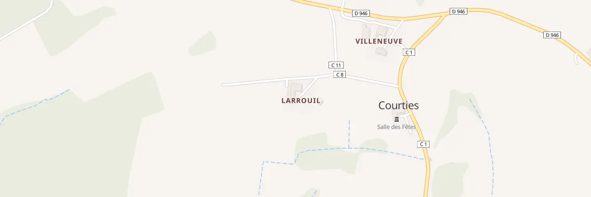 Plan du 5014 Larrouil à Courties
