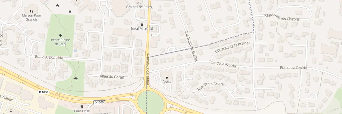Plan du 6 Rue de la Prairie à Puymoyen