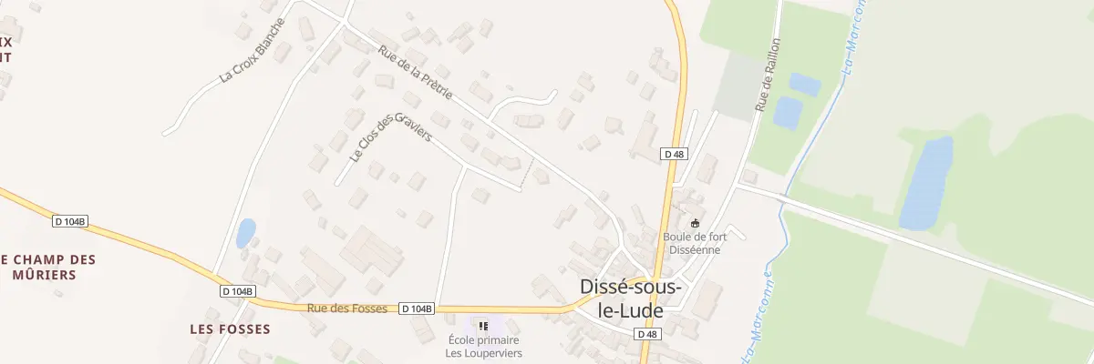 Plan du 3 Le Clos des Graviers au Lude