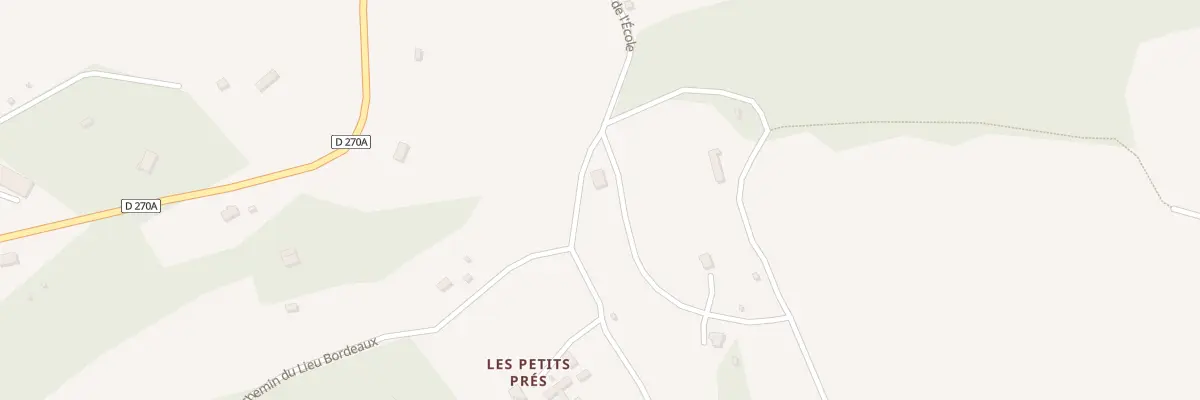 Plan du 184 Che de l’École à Manerbe