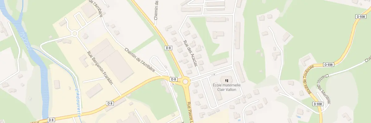 Plan du 5 Rue des Acacias à Bagnères-de-Bigorre