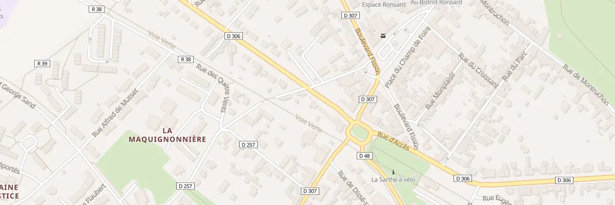 Plan du 3 Imp du Cheval Noir au Lude