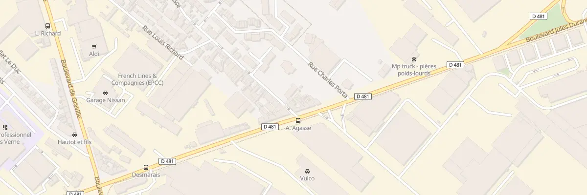 Plan du 4 Rue Amand Agasse au Havre