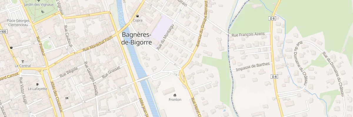 Plan du 4 Rue Hount Blanque à Bagnères-de-Bigorre