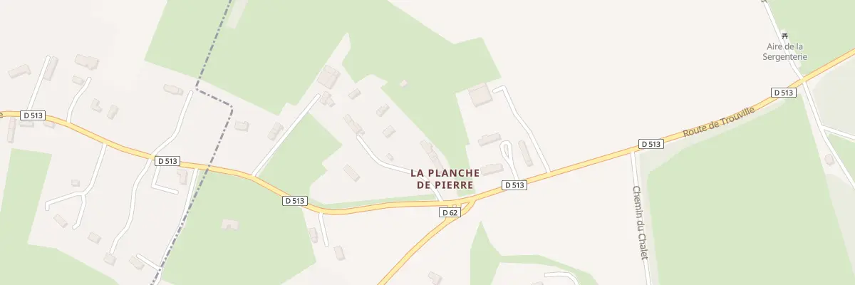 Plan du 5048 La Planche de Pierre à Pennedepie