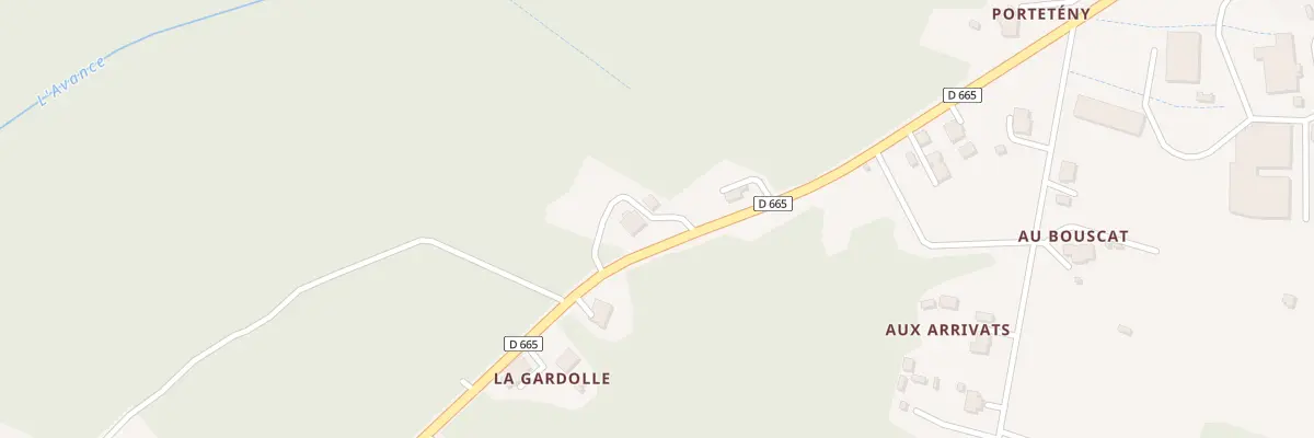 Plan du 134 Pres de Bouillon à Durance