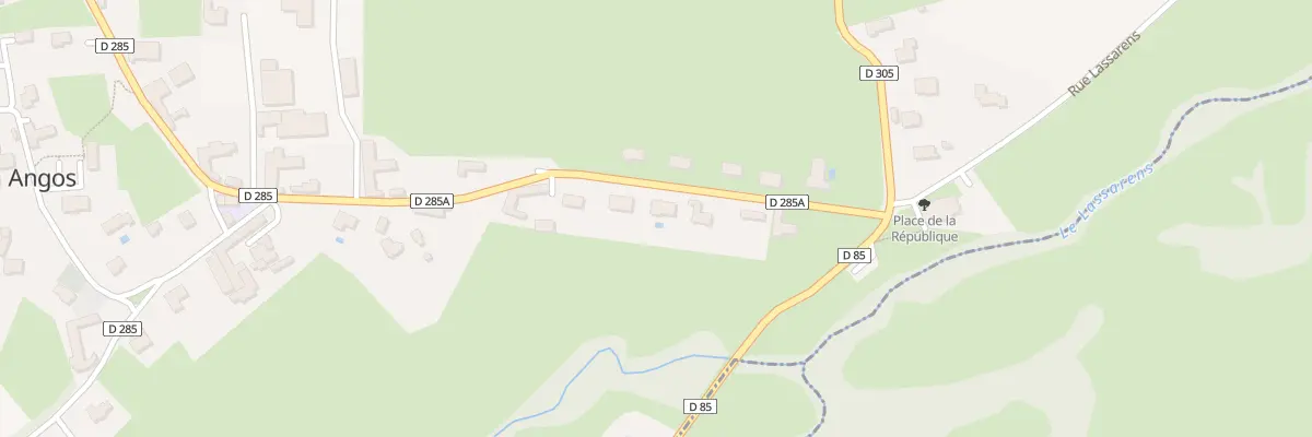 Plan du 26 Av Charles de Gaulle à Angos