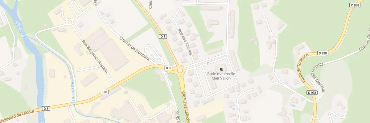 Plan du 1 Rue des Acacias à Bagnères-de-Bigorre