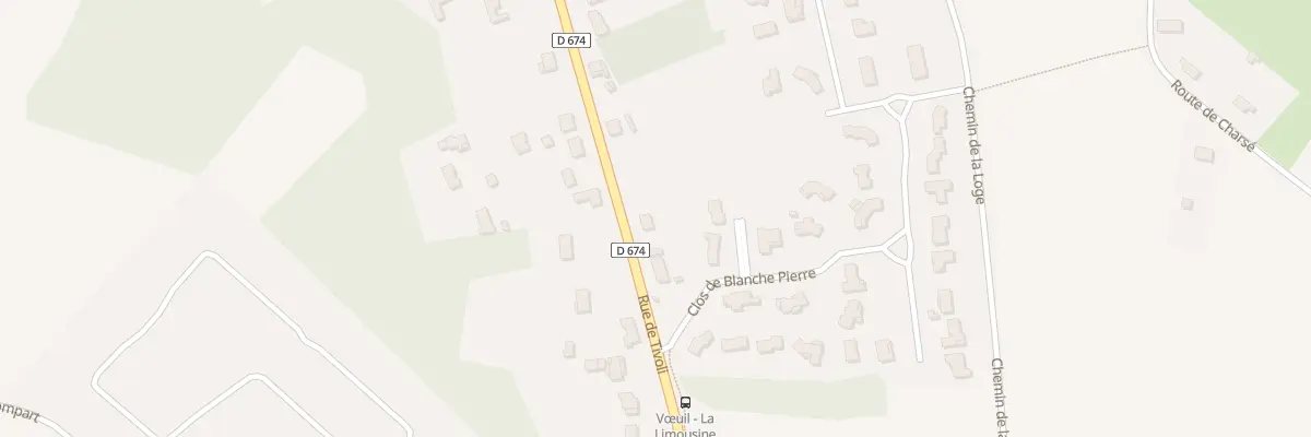 Plan du 9 Rue de Tivoli à Vœuil-et-Giget
