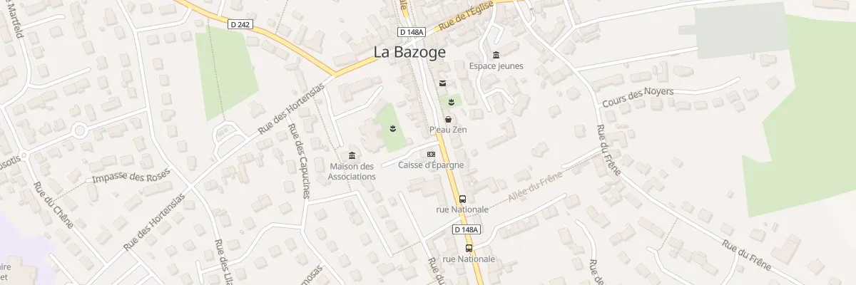 Plan du 37 Av Nationale à La Bazoge