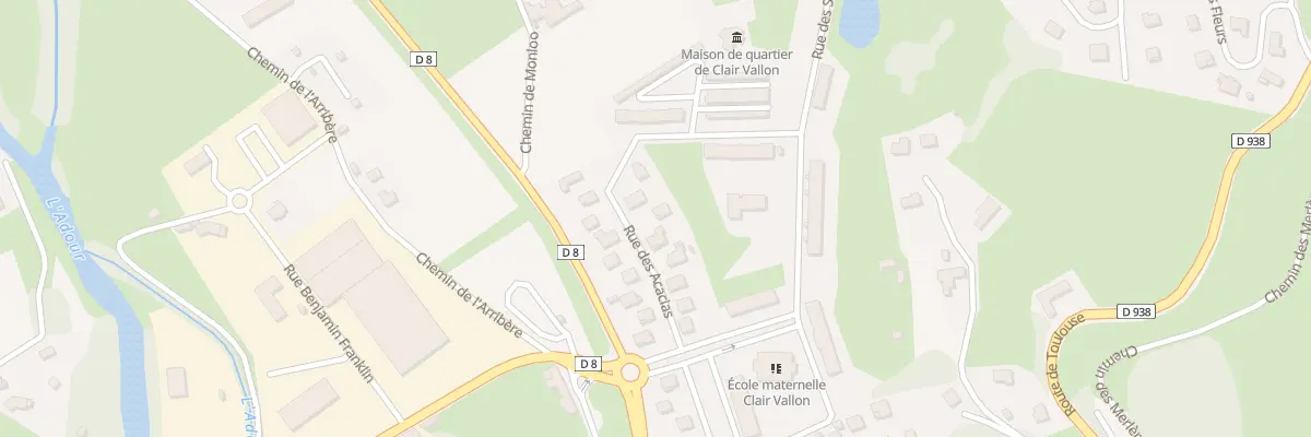 Plan du 12 Rue des Acacias à Bagnères-de-Bigorre