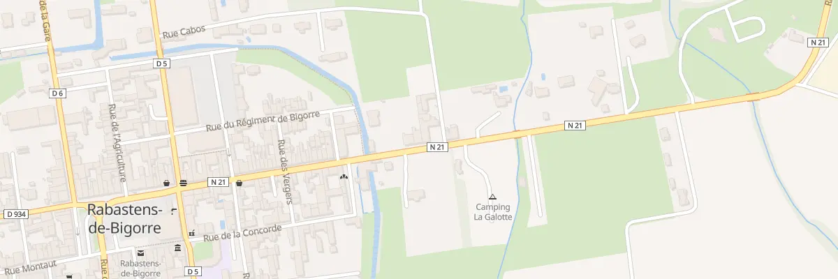 Plan du 55 Rue de Mirande à Rabastens-de-Bigorre