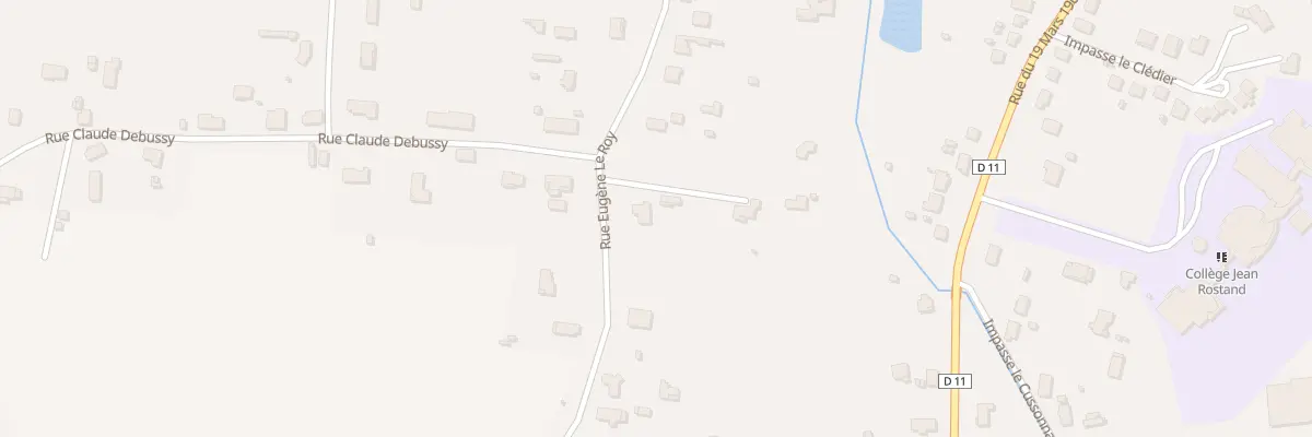 Plan du 21 Rue Eugène Le Roy à Montpon-Ménestérol