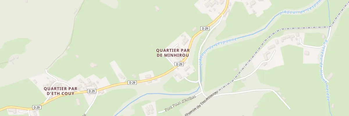 Plan du 192 Qua Par de Minhirou à Beaudéan