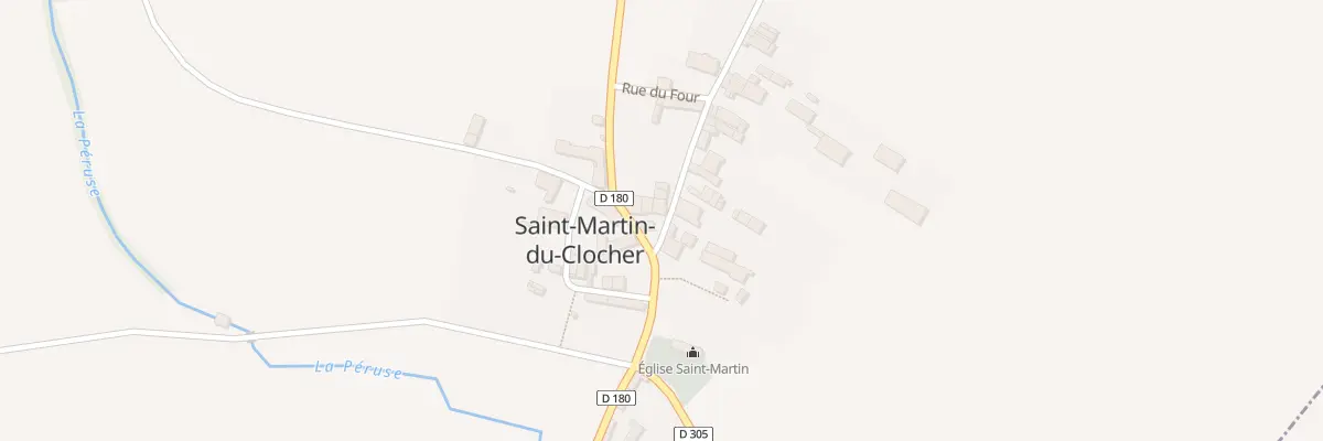 Plan du 1 Rue Fernand Gendronneau à Saint-Martin-du-Clocher