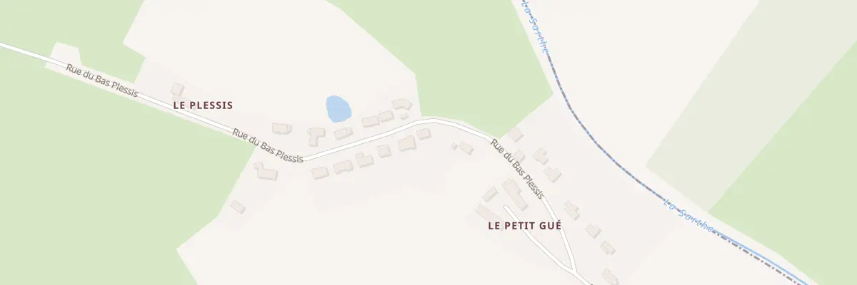 Plan du 61 Rue du Bas Plessis à Chenay