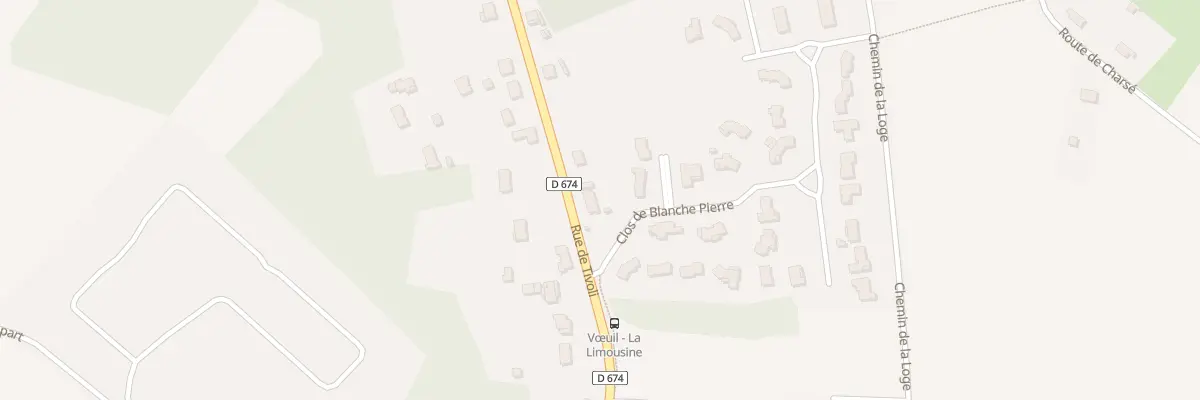 Plan du 7 Rue de Tivoli à Vœuil-et-Giget