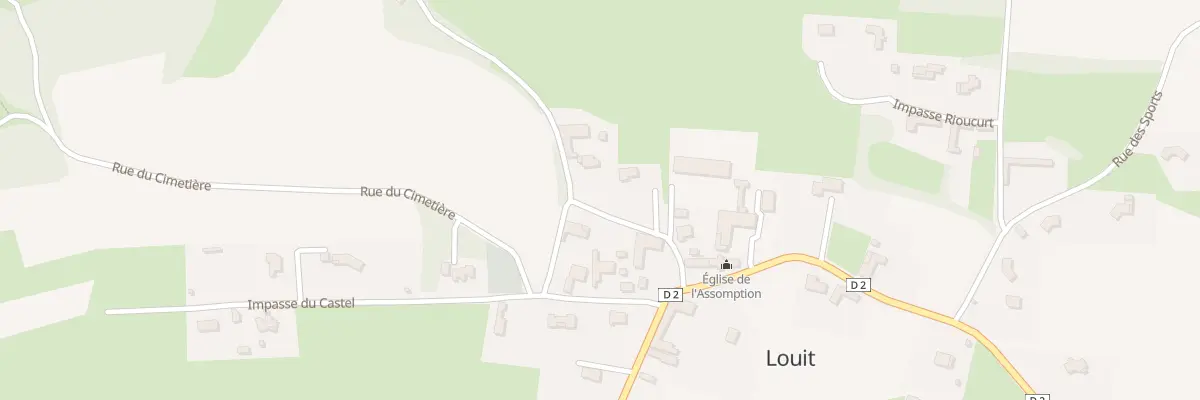 Plan du 13 Che de la Fontaine à Louit