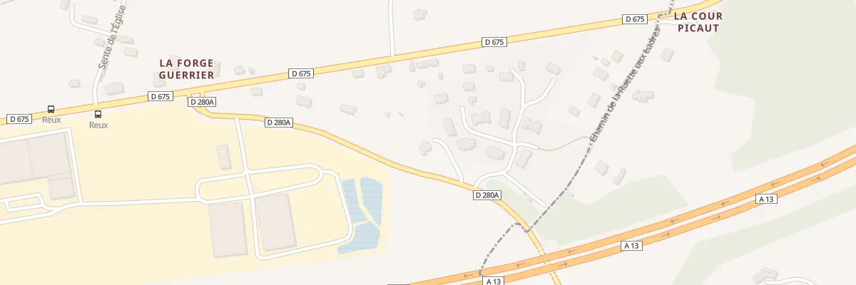 Plan du 325 Rte Saint Hymer à Reux
