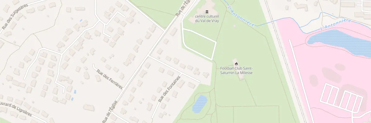 Plan du 7 Rue des Fontaines à Saint-Saturnin